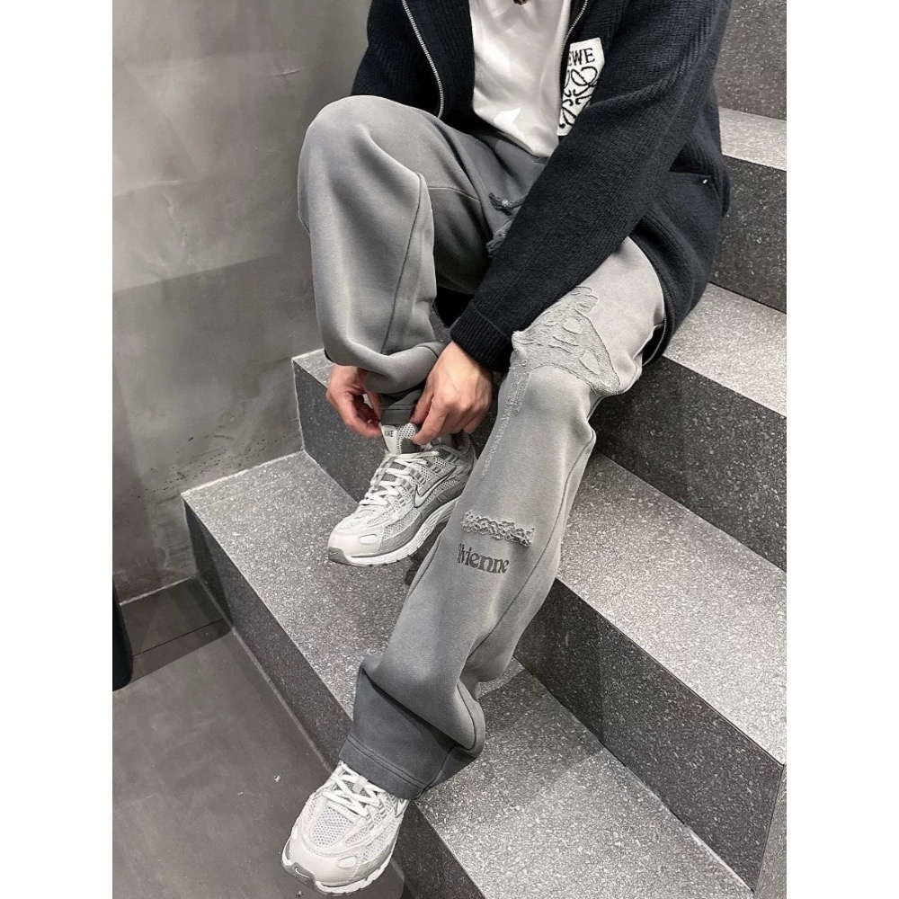 Vivienne Westwood 長褲 運動休閒褲  大土星刺繡logo織帶休閒褲衛褲運動褲長褲 男女款 非常百搭舒服-細節圖5