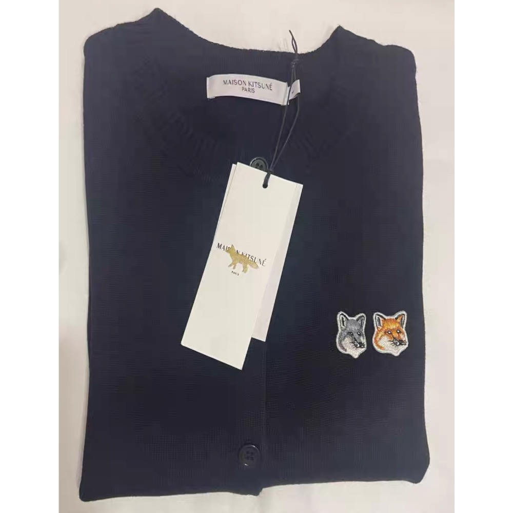 Jennie款 法國🇫🇷MK 小狐狸針織外套 小外套  背心 開襟衫 Q 實穿 怎麼搭都可以的四季款法國🇫🇷MK-細節圖10