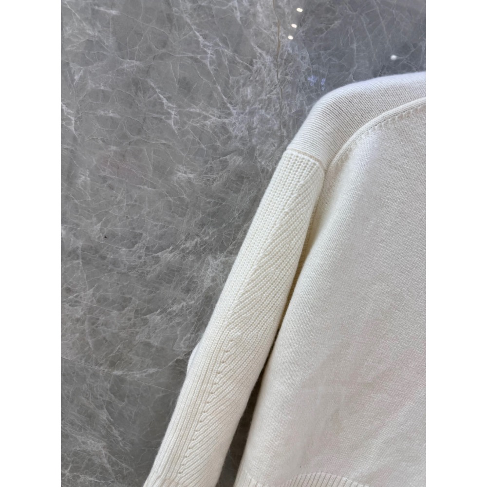 Vivienne Westwood 針織外套 毛衣 開襟衫 針織衫 極簡鏤空重工 土星提花圓領 羊毛基礎款打底衫  SM-細節圖8