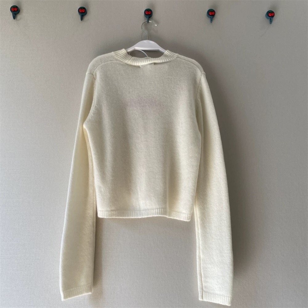 LM針織衫 毛衣 “高質羊絨”軟糯雲朵觸感小蘑菇套頭毛衣 圓領 羊毛基礎款打底單穿都好看：）-細節圖8