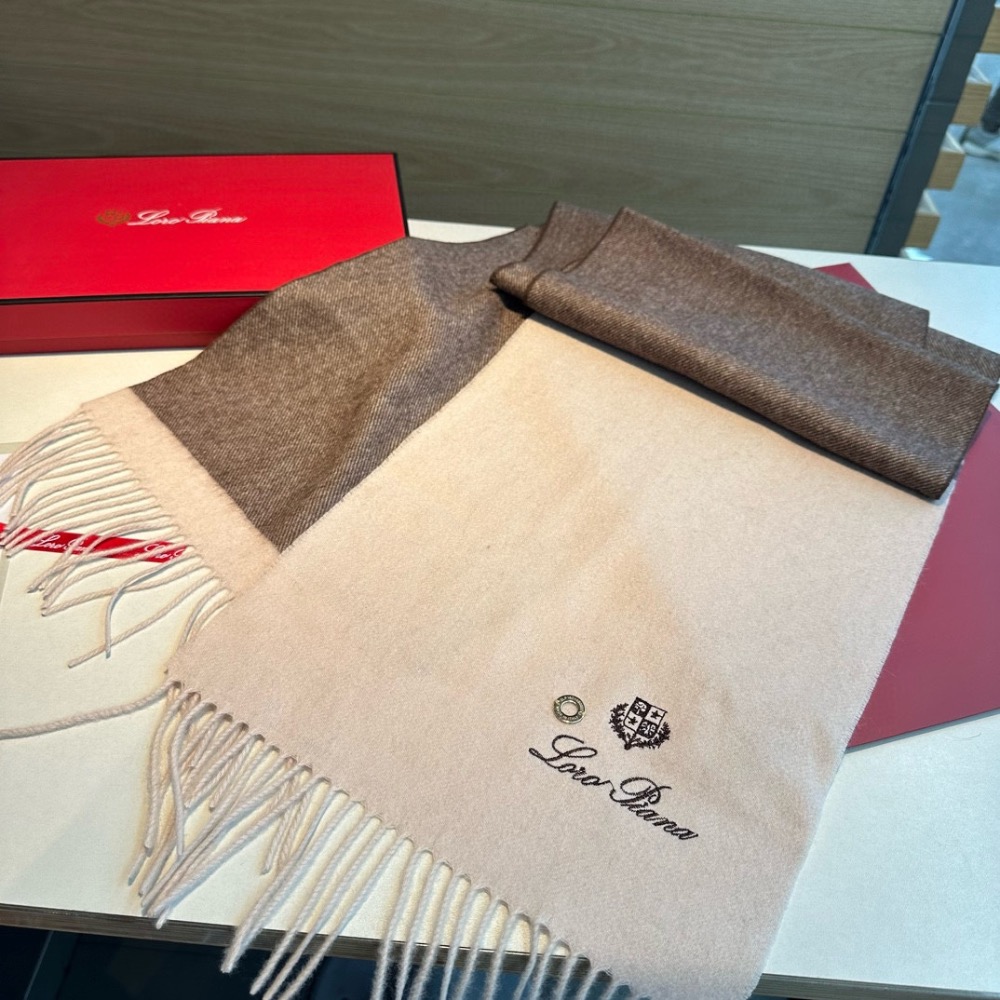 Loro Piana 山羊絨圍巾，諾悠翩雅，極品山羊絨圍巾披肩，送人自留都優！100%羊絨，手感軟糯，更有光澤，也增加了-細節圖5