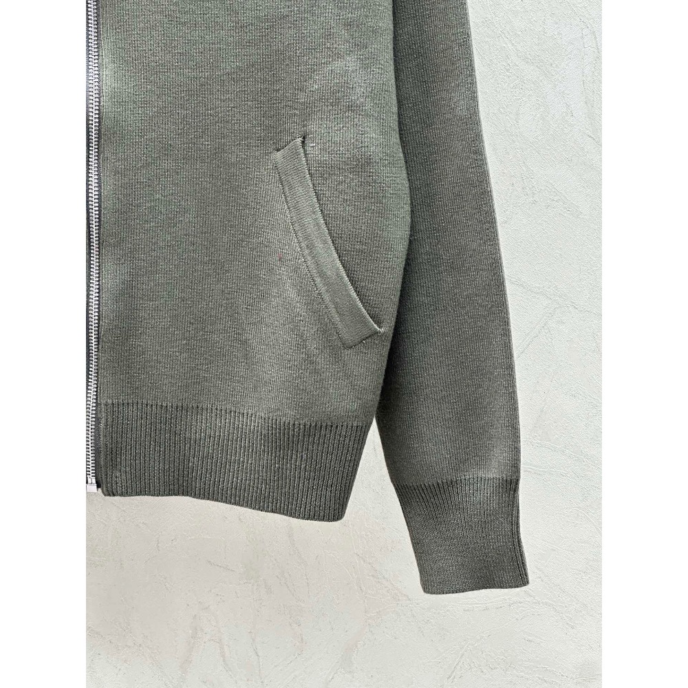 Vivienne Westwood 外套 棒球外套 夾克 美式復古~ 簡約純色刺繡土星logo針織拉鍊立領外套，顏色：玫-細節圖7