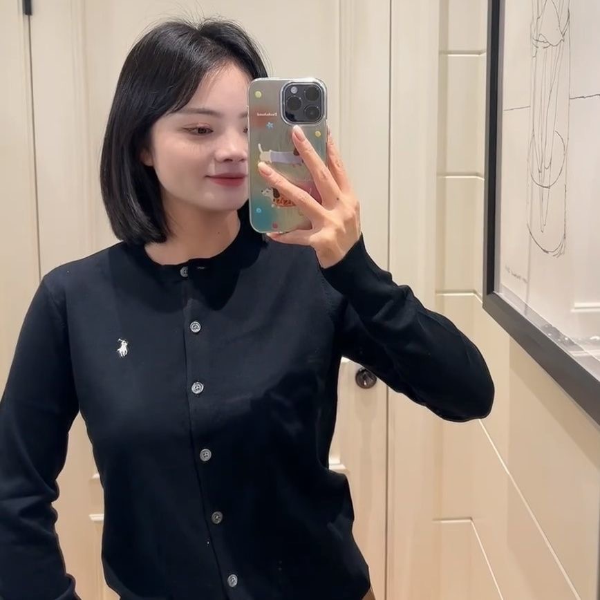 RL 小外套 針織外套 毛衣外套 小馬標針織衫上衣 毛衣 經典百搭單品！羊毛軟糯  經典的版型加上新颜色 好看！  ✔️-細節圖3