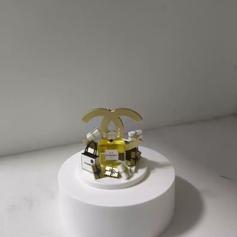 香奈兒Chanel vip專櫃積分禮 水晶擺件 小香禮品 cc雪花水晶禮盒七夕禮物紀念擺件新款正版生日 高級又討喜的禮品-細節圖2