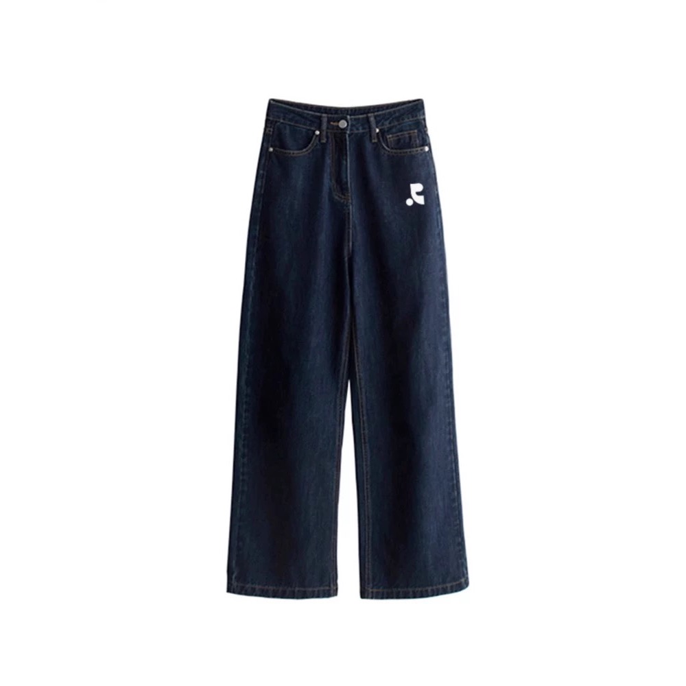 韓國RR二款牛仔褲 舒適牛仔褲 直筒褲 復古百搭 舒適休閒時尚 顯瘦百搭闊腿褲加絨直筒牛仔褲   ✔️尺寸多無法一一記錄-細節圖5