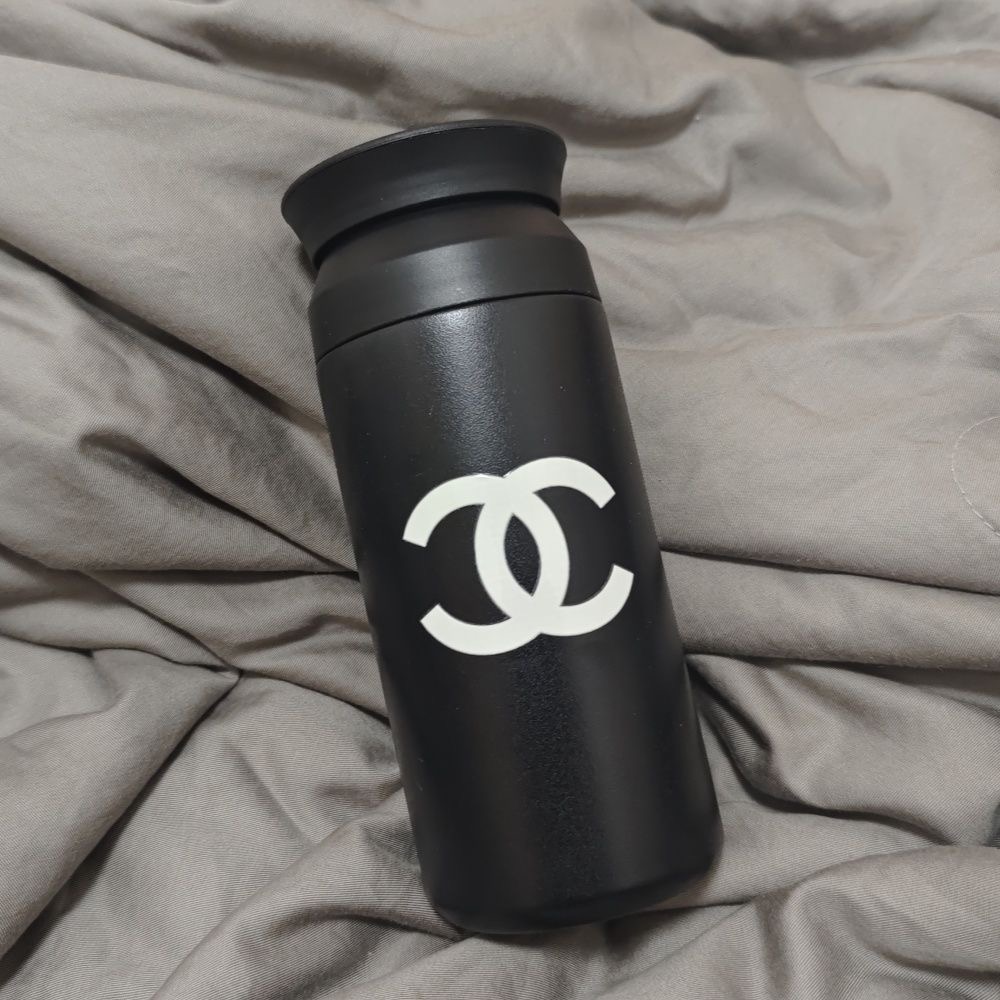 Chanel 香奈兒 VIP積分禮❤️保溫杯304材質便 攜式高顏值 防摔防漏350ml及500ml水杯便攜水壺 日常必-細節圖2