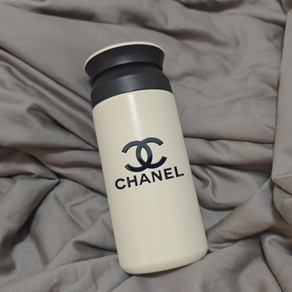 Chanel 香奈兒 VIP積分禮❤️保溫杯304材質便 攜式高顏值 防摔防漏350ml及500ml水杯便攜水壺 日常必-細節圖3
