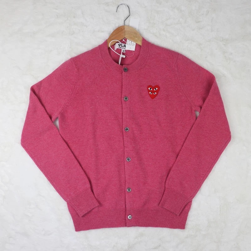 川久保玲 PLAY 小外套 經典百搭單品！ 長青經久不衰的的款每年都出 經典的版型加上別緻雙愛心 好氣質好百搭 羊毛-細節圖5