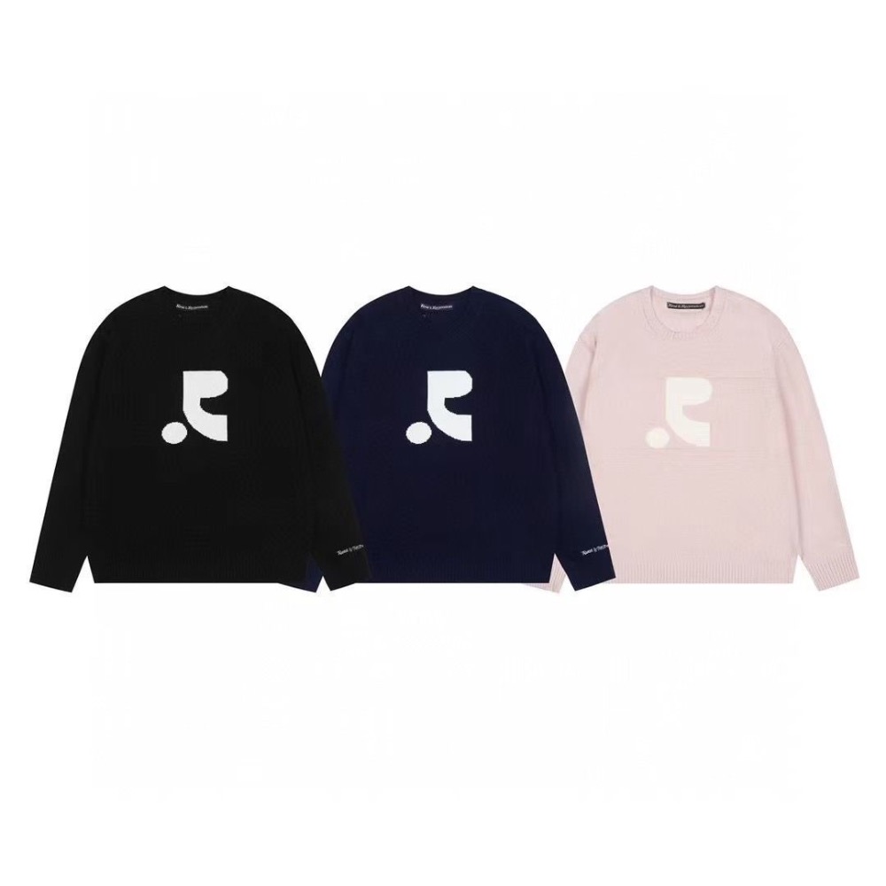 韓國RR 毛衣 針織衫 秋冬新款OVERSIZED寬松針織毛衣 針織衫 休閒寬松毛衣秋冬款 可甜可鹹 男女同款❤️  ✔-細節圖8