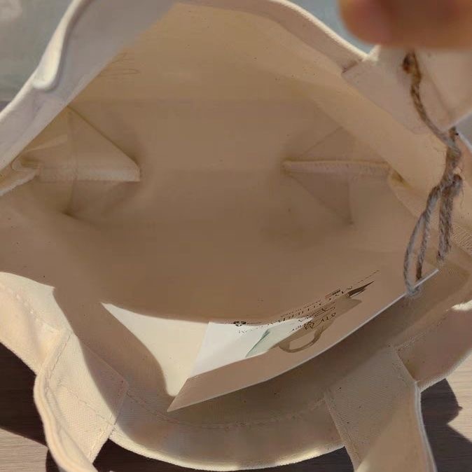 My Other Bag 帆布包 翻玩Hermes 愛馬仕托特包 肩背包 手提包 大雙C 購物袋 手提包單肩百搭 搞笑也-細節圖4