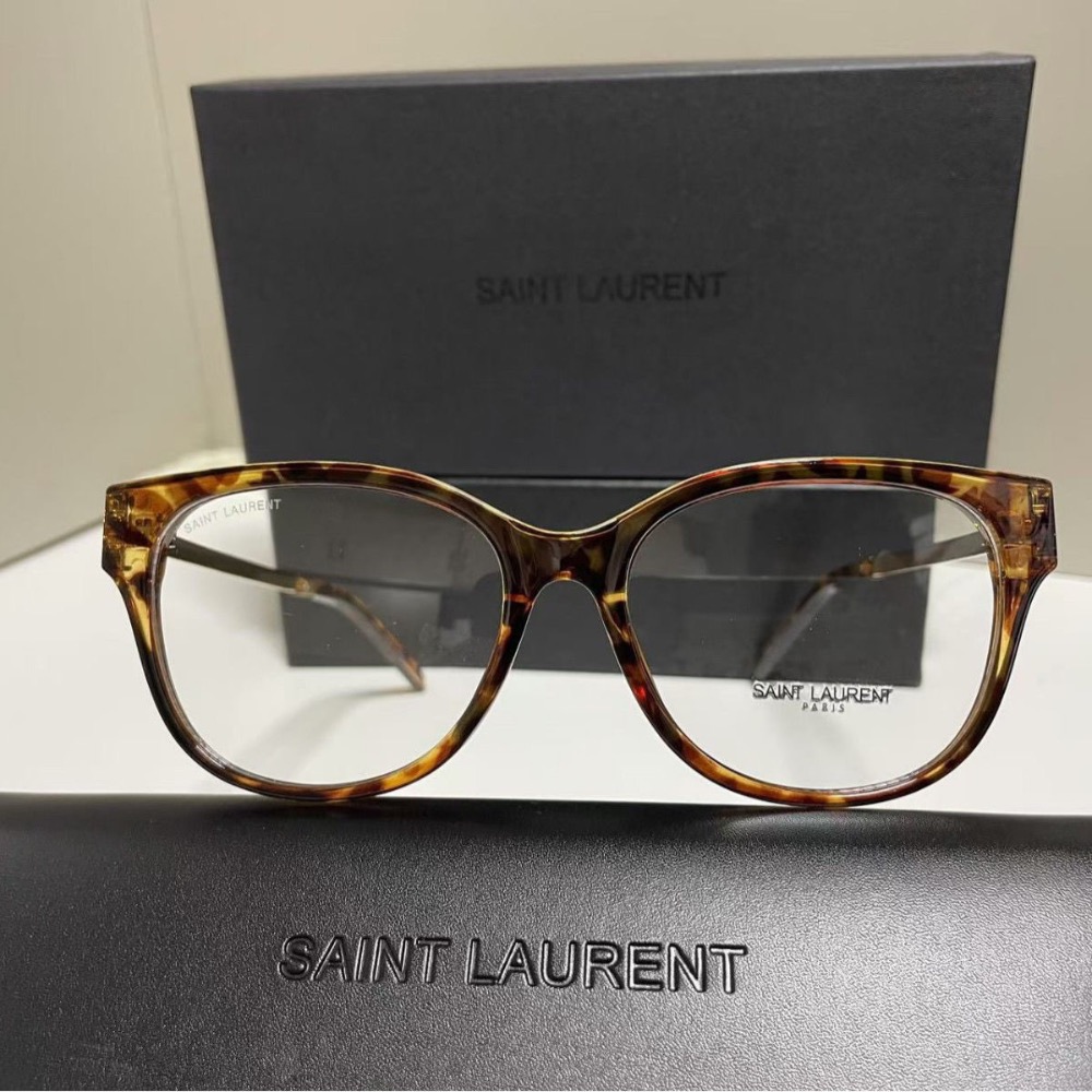 YSL 光學眼鏡 素顏眼鏡精緻百搭 眼鏡框 秀氣好氣質 高顏值眼鏡藍光黑框同款平光鏡素顏近視度數可配眼鏡框  ✔️商品下-細節圖2