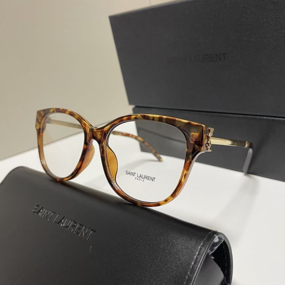 YSL 光學眼鏡 素顏眼鏡精緻百搭 眼鏡框 秀氣好氣質 高顏值眼鏡藍光黑框同款平光鏡素顏近視度數可配眼鏡框  ✔️商品下-細節圖4