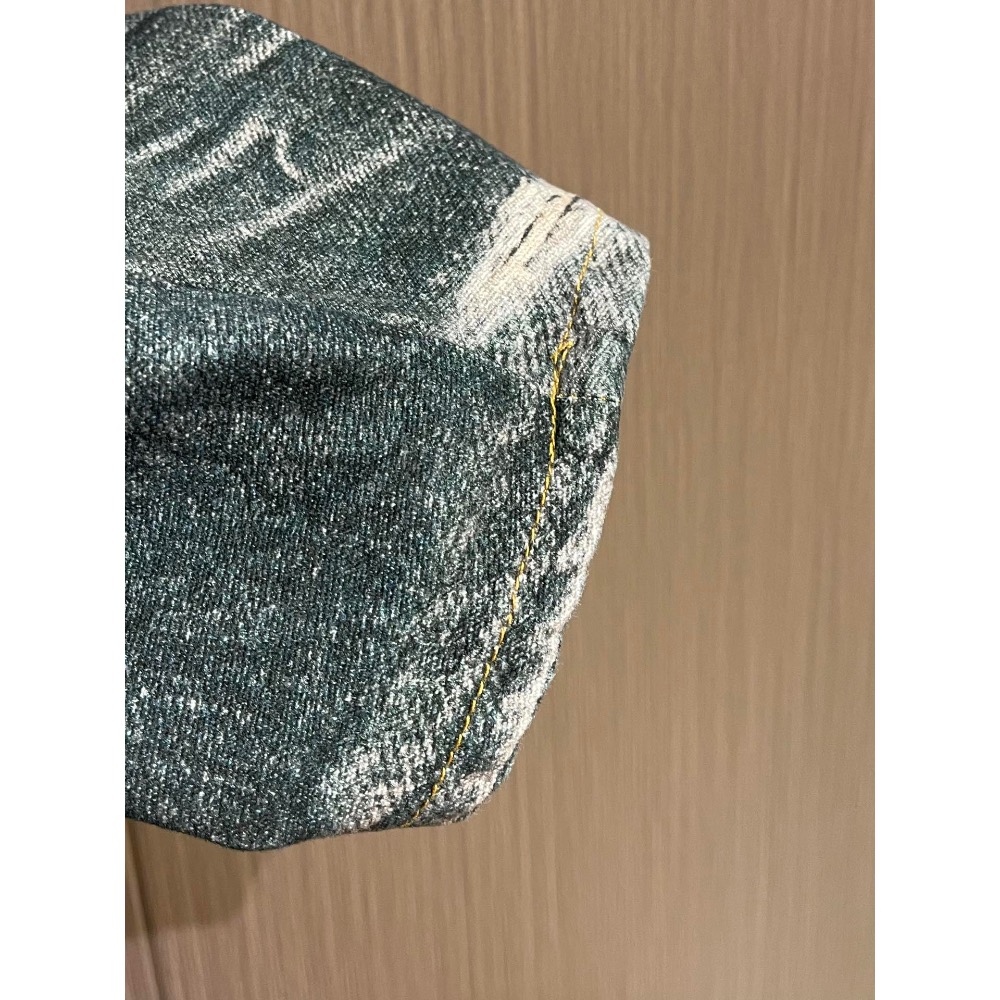 acne studios 3d打印鏈條印花牛仔褲，採用丹寧牛仔布，3d打印系列是科技與時尚的完美融合，也是匠心與創新的深-細節圖7