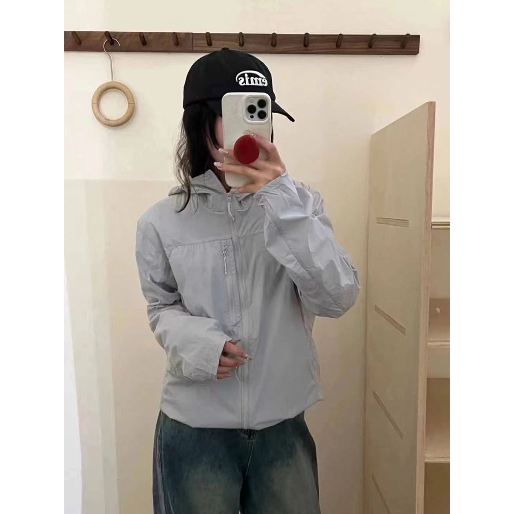 始祖鳥防曬外套 連帽款 超級實用，性比價超高!超薄的速乾材質，Squamish hoody 男女款鳥家皮膚衣UPF50防-細節圖2