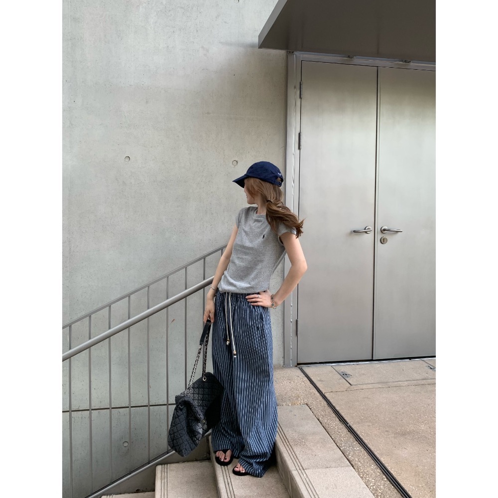 RL polo 闊腿褲 長褲 寛管褲 休閒褲 遮肉垂感寬鬆 經典小馬刺繡 好舒適又美美的  Sml  ✔️尺寸多無法一一-細節圖3