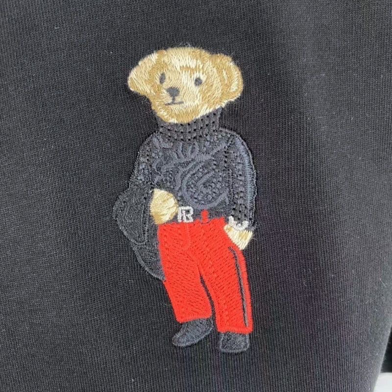 Polo RL T恤 上衣 高級紫標!!胸口可愛萌刺繡小熊🐻短袖T恤，自留款  舒服好穿好氣質百搭❤️  ✔️國際運送-細節圖8