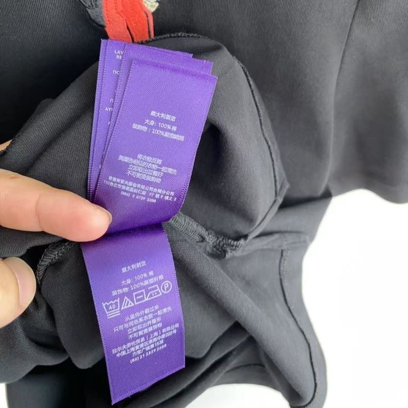 Polo RL T恤 上衣 高級紫標!!胸口可愛萌刺繡小熊🐻短袖T恤，自留款  舒服好穿好氣質百搭❤️  ✔️國際運送-細節圖9