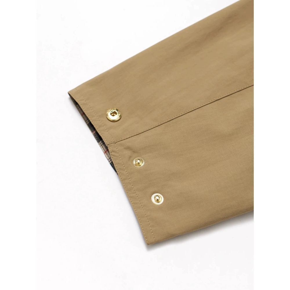 Barbour 大衣 風衣 外套 好氣質 好顯瘦 联名spick span 复古工装无蜡外套风衣中长款秋冬 再經典不過了-細節圖9