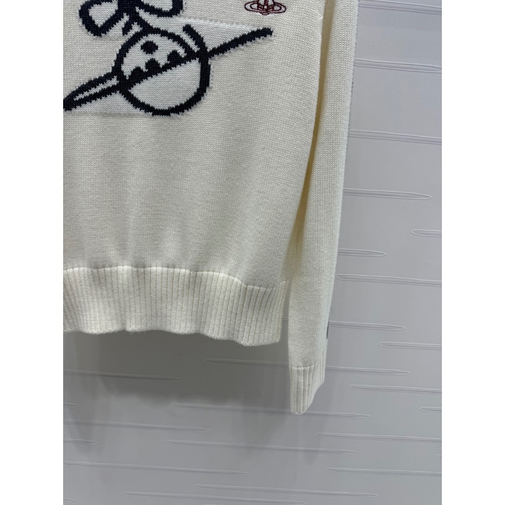 Vivienne Westwood 針織衫 毛衣 土星套頭長袖毛衣！羊毛紗線織造 質感高級 舒適柔軟 肌理明顯 海軍領長-細節圖5