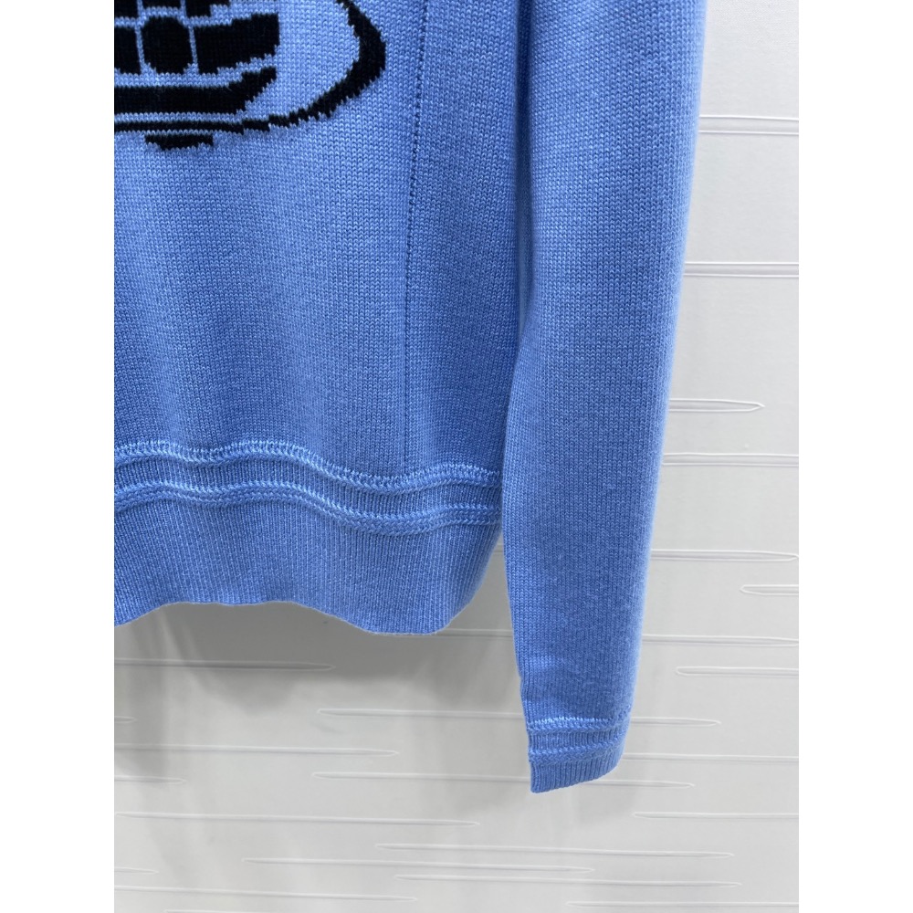 Vivienne Westwood 針織衫 毛衣 土星套頭長袖毛衣！羊毛紗線織造 質感高級 舒適柔軟 肌理明顯 圓領落肩-細節圖4