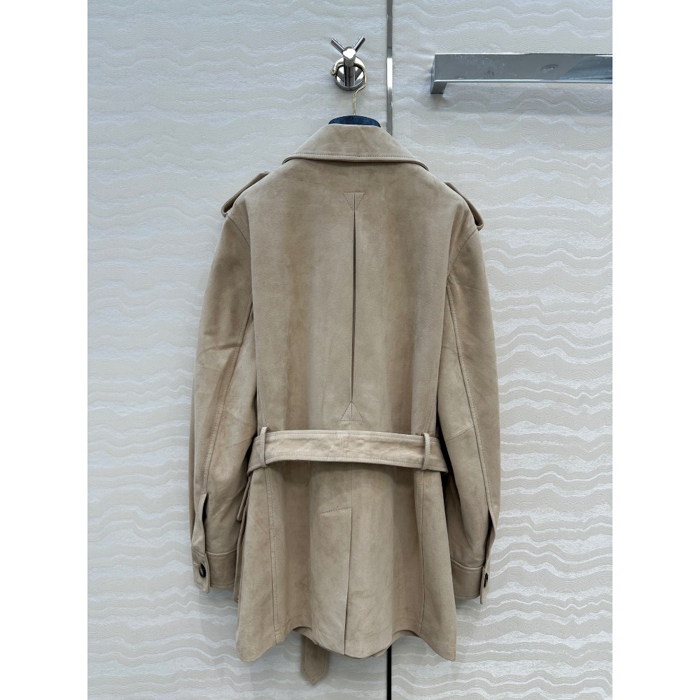 RL 外套 品質控必入紫標RL高定麂皮絨獵裝夾克外套 100%麂皮絨小羊皮！純手工油邊無內襯閉絨工藝，經典H工裝口袋幹練-細節圖10