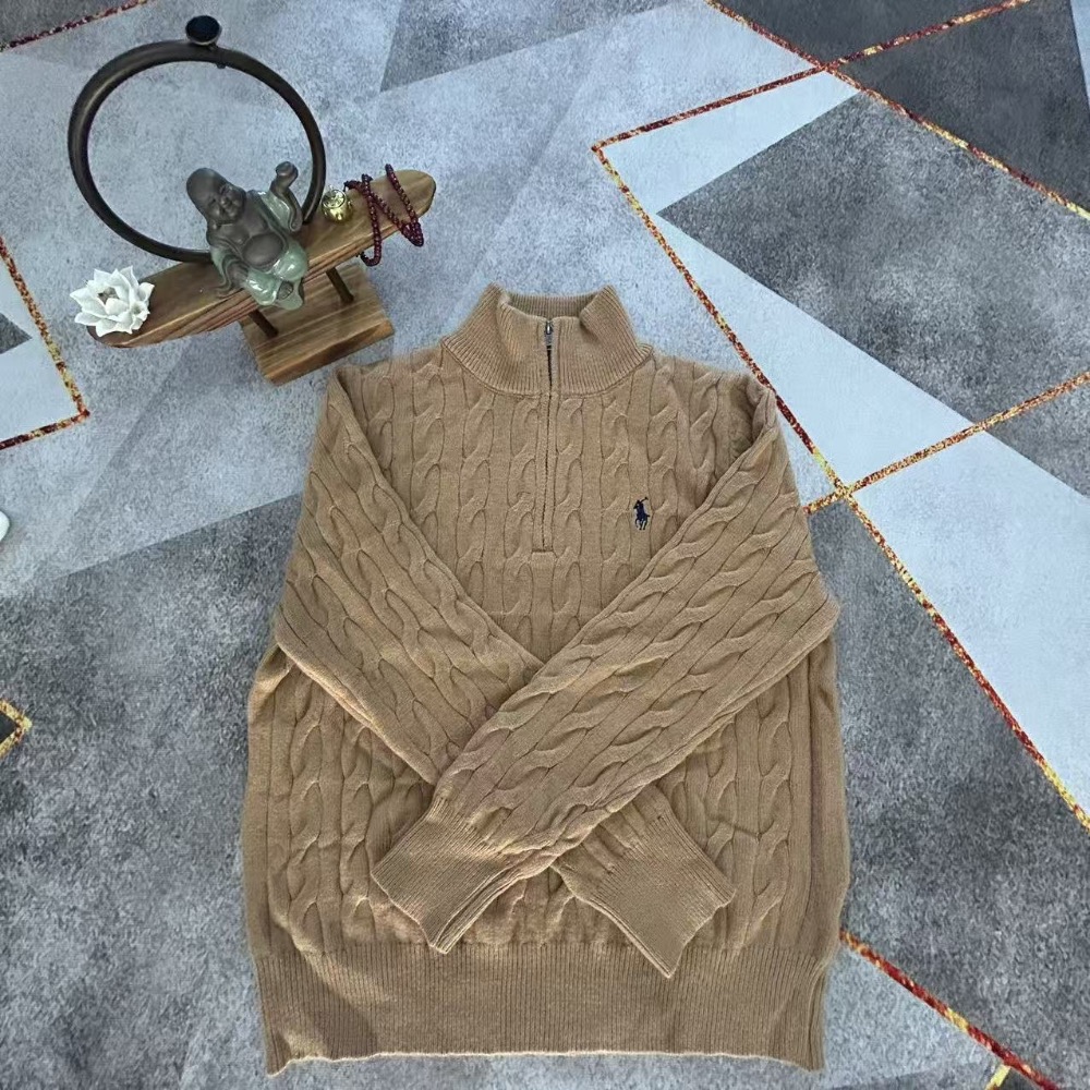RL polo 毛衣 美式復古半拉鏈長袖T恤 上衣 衛衣 大學T，經典熱賣款，百搭基本款，絕不後悔的款❤️  S-2XL-細節圖2