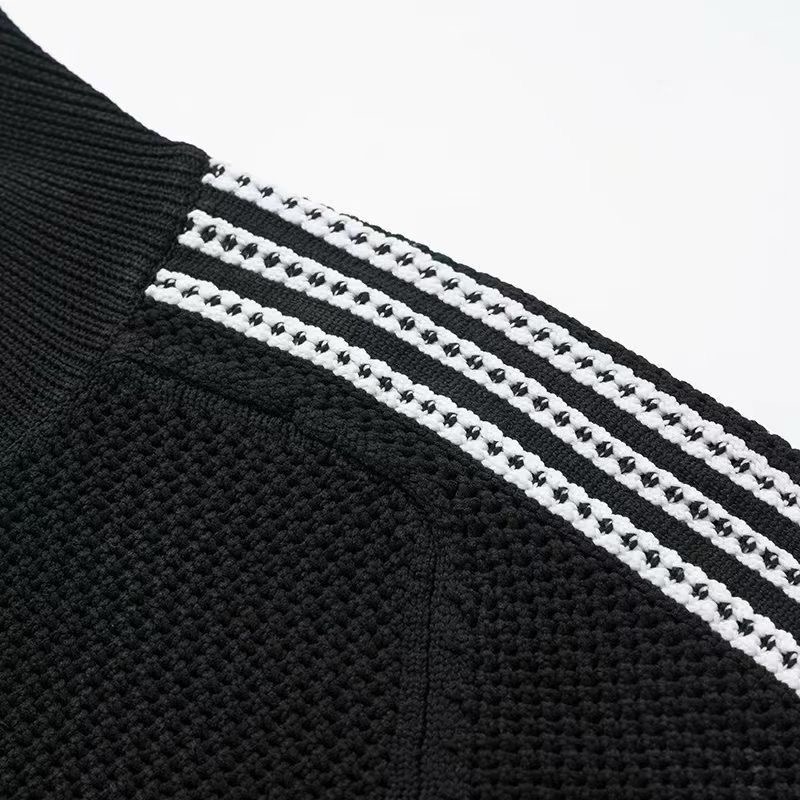 Adidas 外套 Originals 三葉草鏤空針織外套 針織開衫外套 運動休閒夾克，鏤空網眼針織設計輕盈透氣，經典三-細節圖6