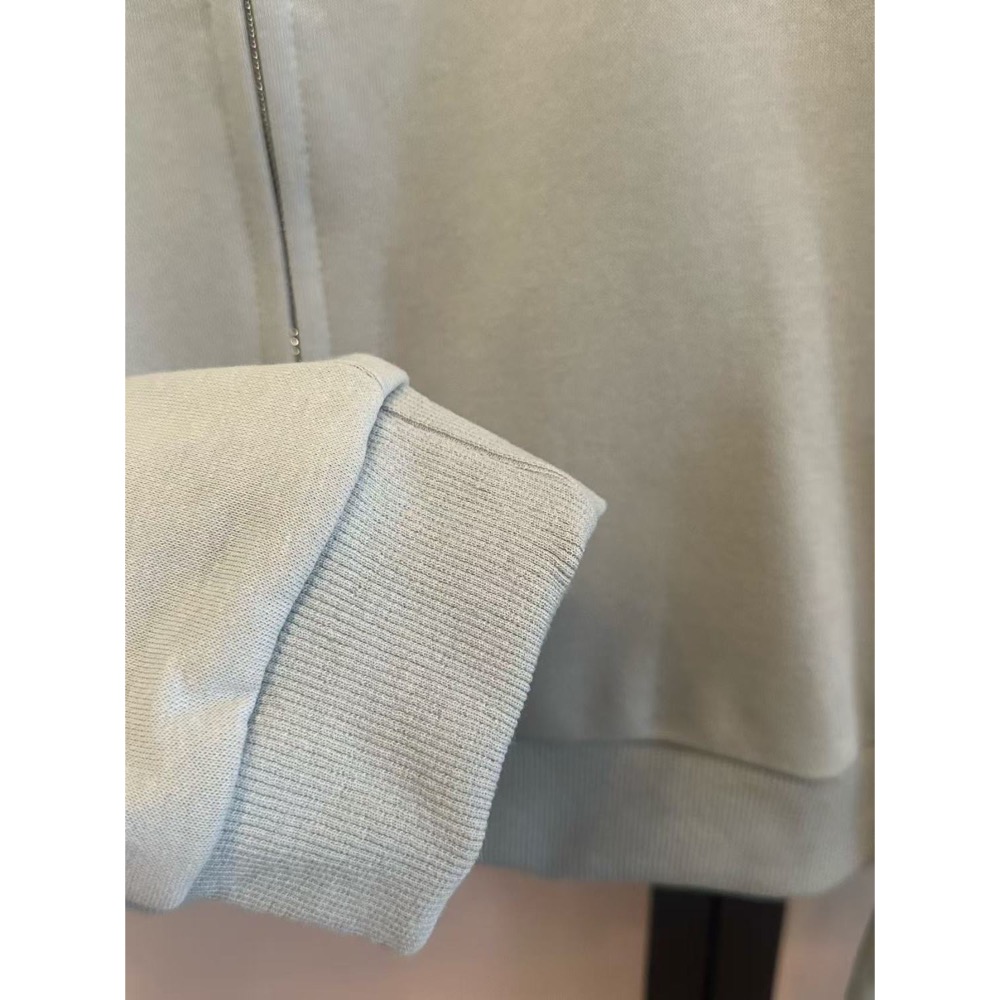 Acne Studios 拉鍊外套 翻領外套 衛衣外套 休閒外套，清新霧灰綠色調低調又高級，Acne Studios 經-細節圖8