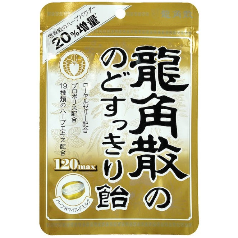 【星雨日貨】開發票 龍角散喉糖 草本潤喉糖 薄荷 蜂蜜牛奶潤喉糖 藍莓  龍角散 日本喉糖-規格圖4