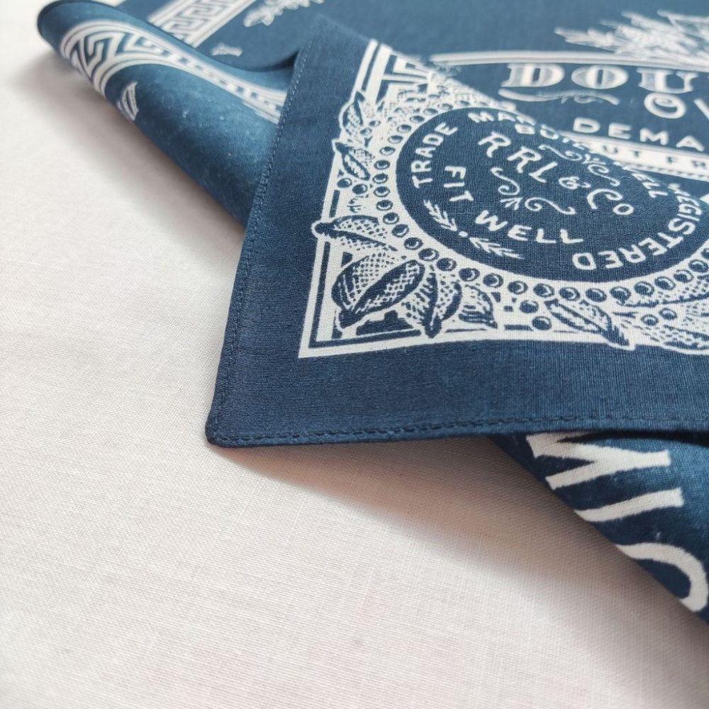 美式復古vintage方巾 純棉 男士圍脖 古著頭巾 嘻哈領巾 面巾 美式重機 騎行方巾 戶外騎行登山嘻哈機車裝飾面巾頭-細節圖5