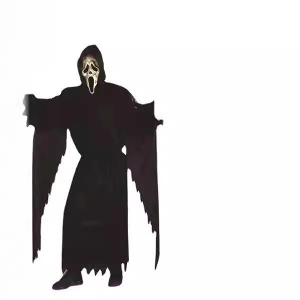 台灣現貨 死神 服裝 COS 萬聖節 死神 角色扮演-細節圖4