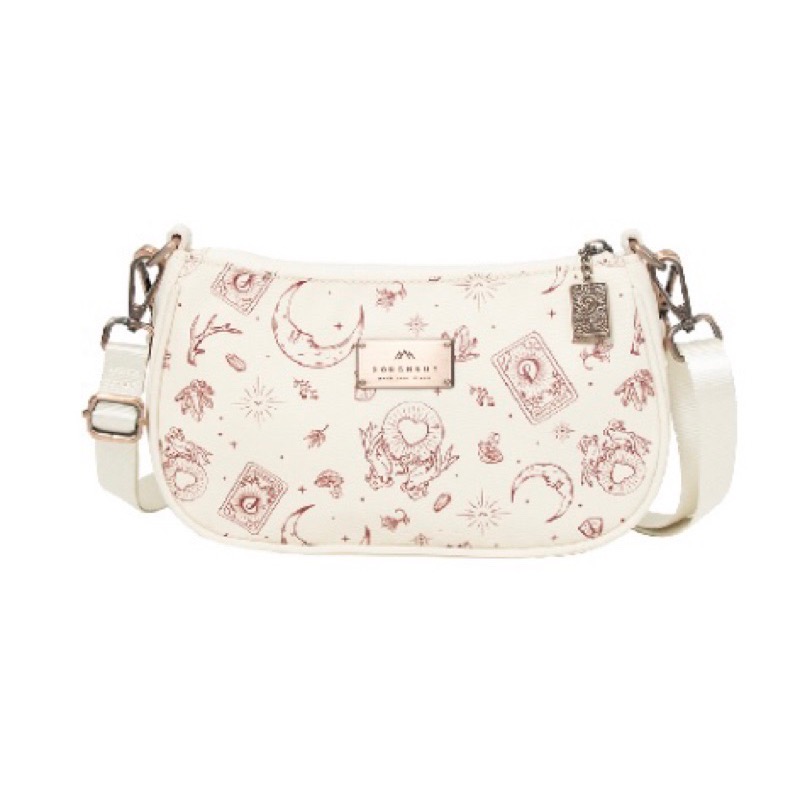 ✨全新現貨✨DOUGHNUT半月包/斜背包Priestess-The Mystic Club Series忌廉X磚紅-細節圖7