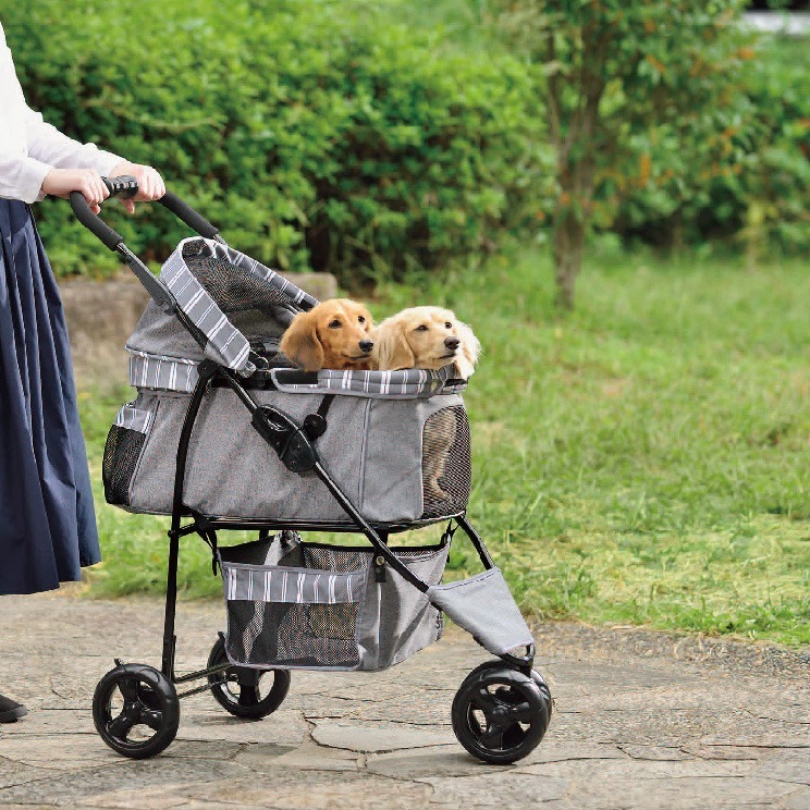 知名大廠 日本 GEX 愛犬推車 寵物推車 狗狗推車 三輪穩定型 GEX 57316 / 57538-細節圖4