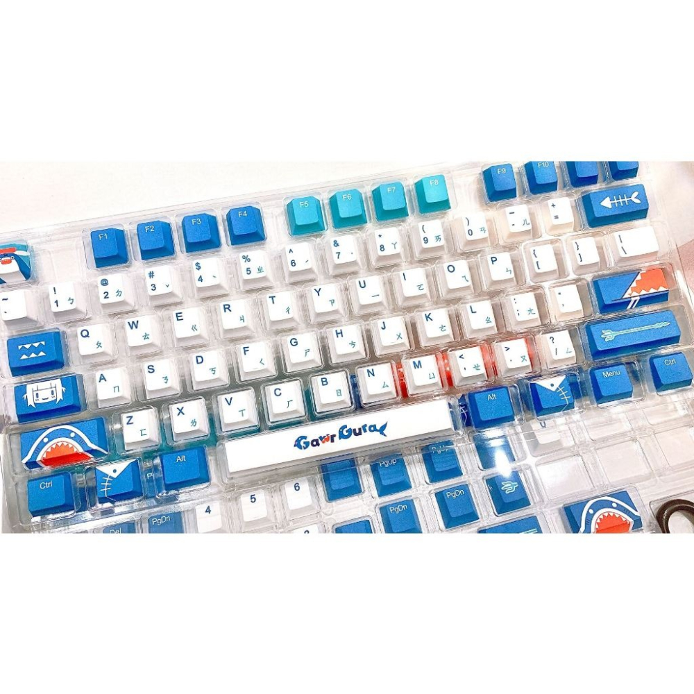 Hololive 噶嗚·古拉鍵帽 古拉COS 鯊魚 鯊鯊 Gawr Gura Gawr Gura鍵帽-細節圖7