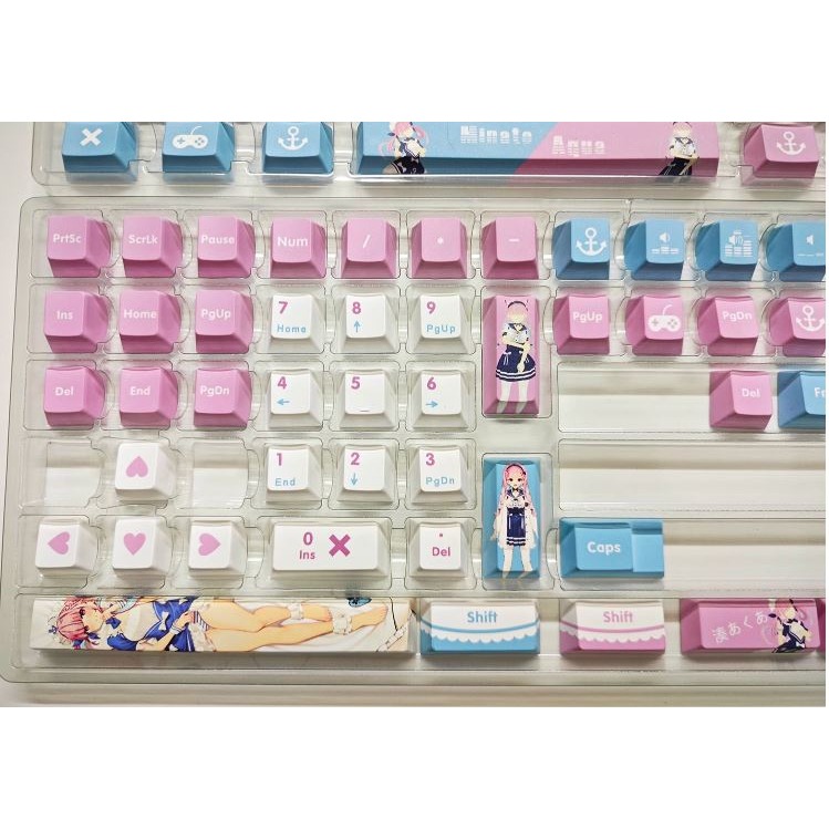 湊阿庫婭鍵帽 湊阿庫婭 湊阿庫婭周邊 阿夸 AQUA HOLOLIVE HOLOLIVE周邊 湊あくあ-細節圖4