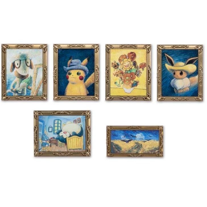 正版梵谷X寶可夢別針 梵谷X寶可夢 梵谷X寶可夢周邊 梵谷X皮卡丘 梵谷X伊布 梵谷寶可夢 寶可夢 寶可夢周邊-細節圖2