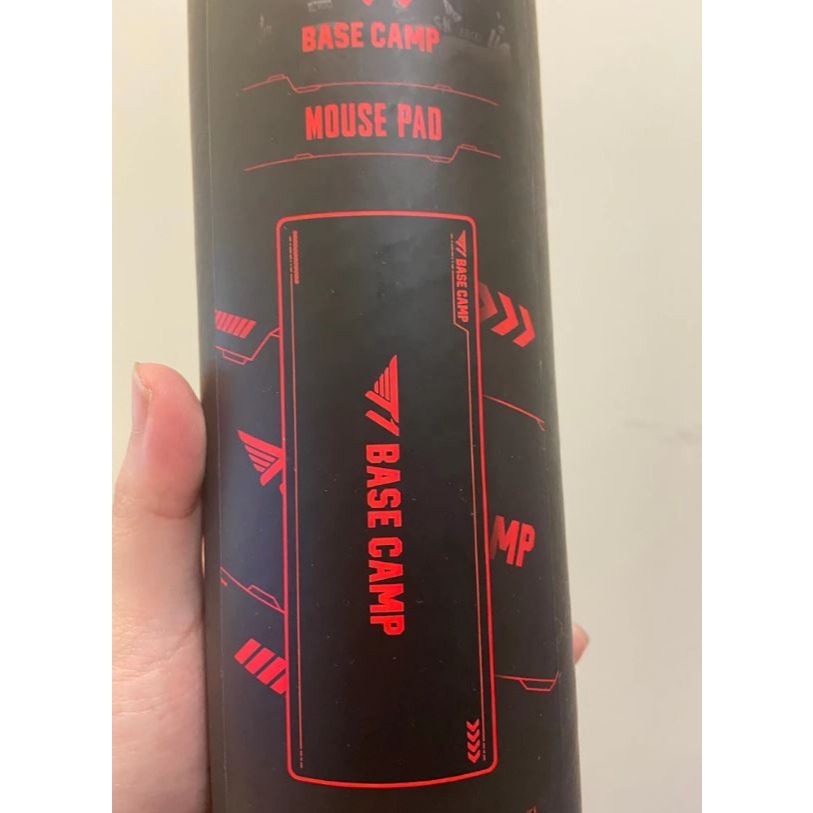 正版T1滑鼠墊 正版T1 T1 T1 BASE CAMP滑鼠墊 正版FAKER FAKER FAKER周邊 韓國限定-細節圖2