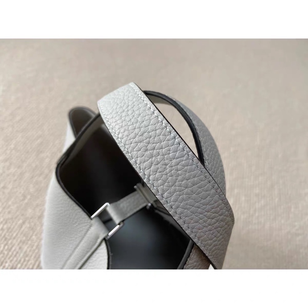 正韓🇰🇷聖杯藍togo牛皮菜籃包-細節圖4