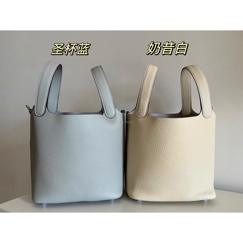 正韓🇰🇷聖杯藍togo牛皮菜籃包-細節圖7