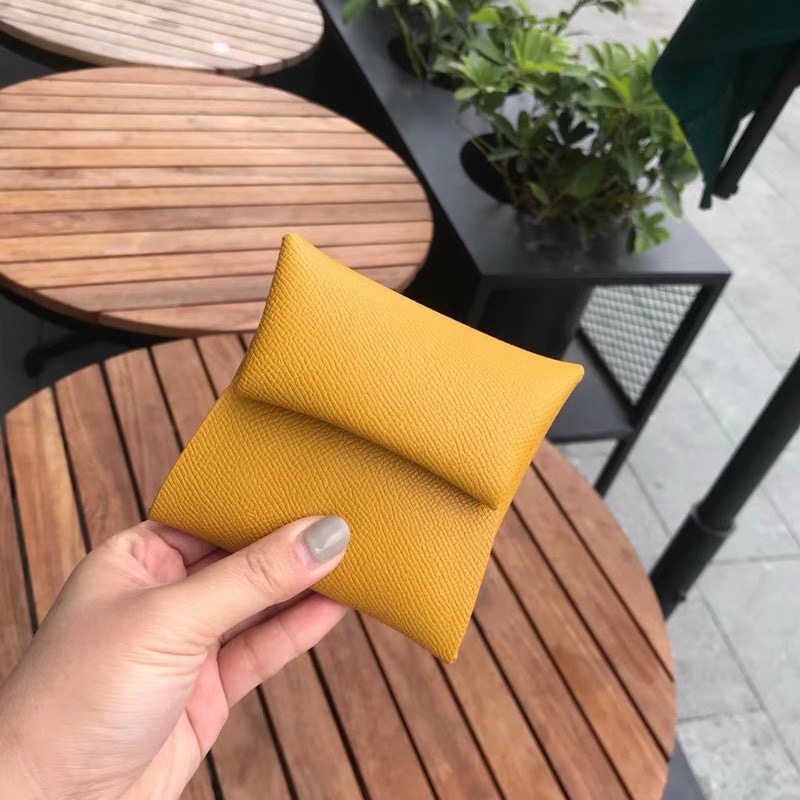 現貨🇰🇷 真皮手掌紋翻蓋扣式零錢包 可放鈔票 可放卡片。七色-細節圖9