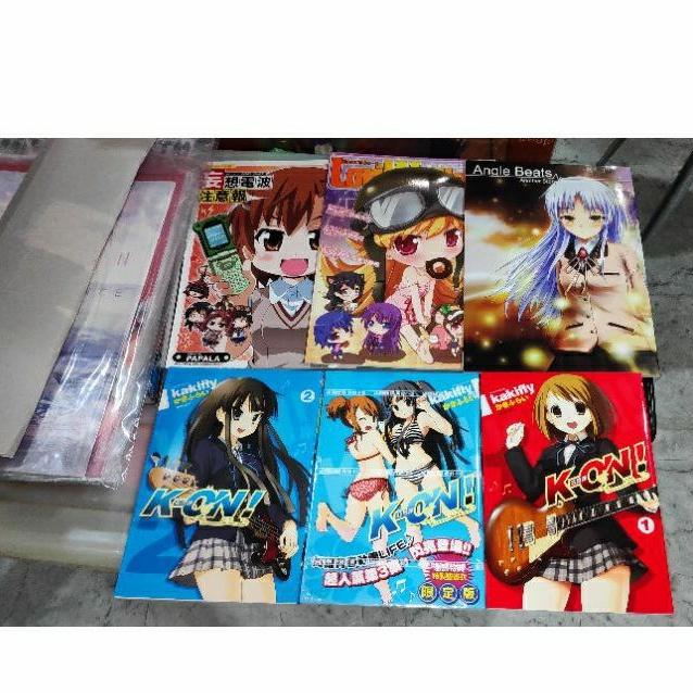 出清 動漫 同人 漫畫 周邊 資料夾 涼宮春日 套組  k-on輕音部 套組天使心跳 套組  化物語+超科學電磁砲-細節圖2