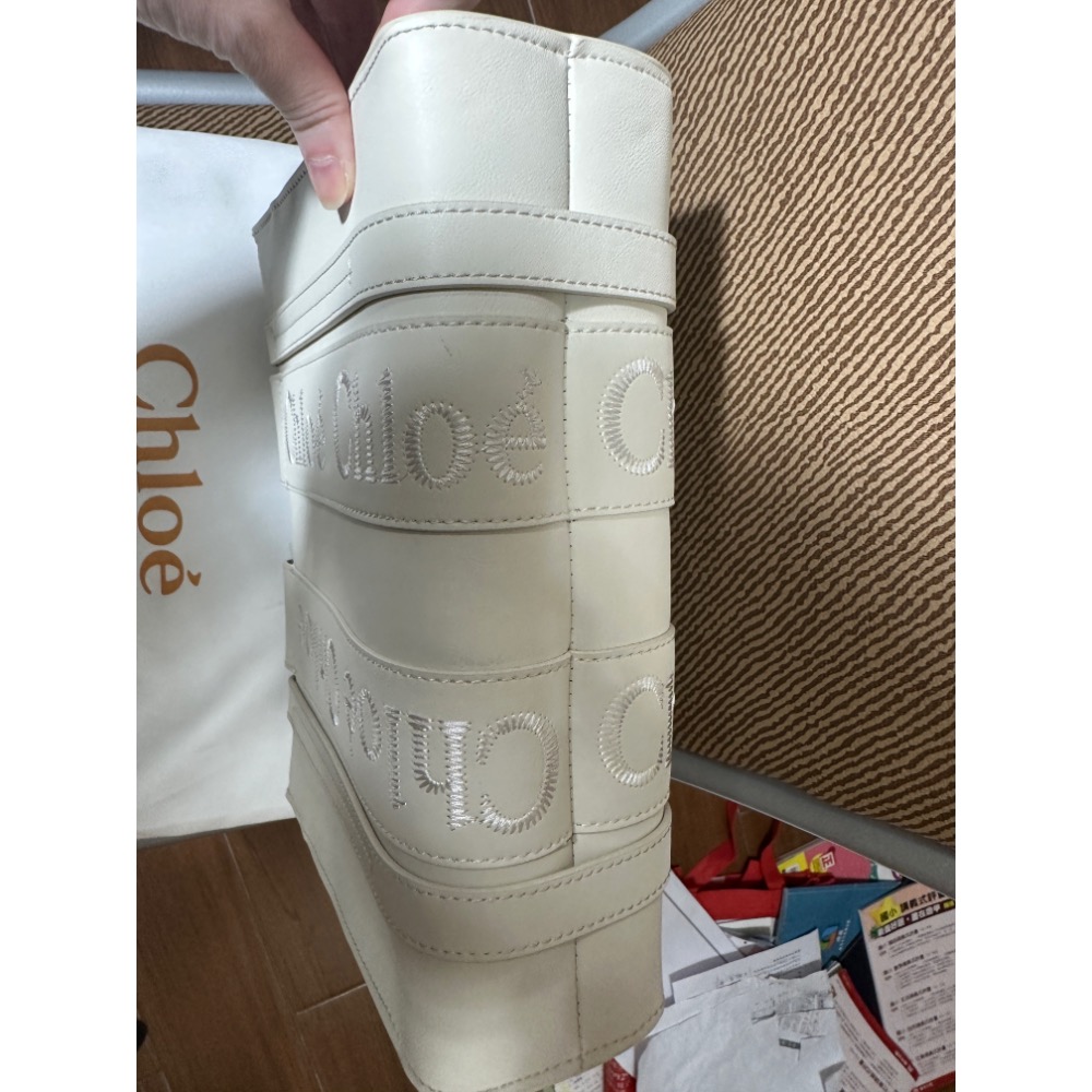 Chloe Woody tote bag 新款皮革兩用托-細節圖3
