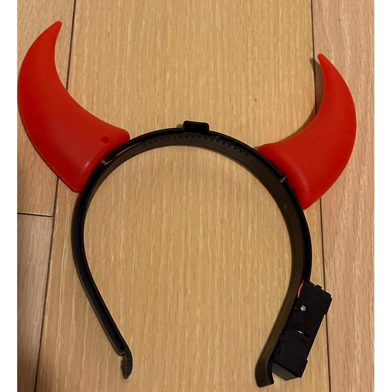 可愛😍小惡魔發亮髮圈～全新✨-細節圖2