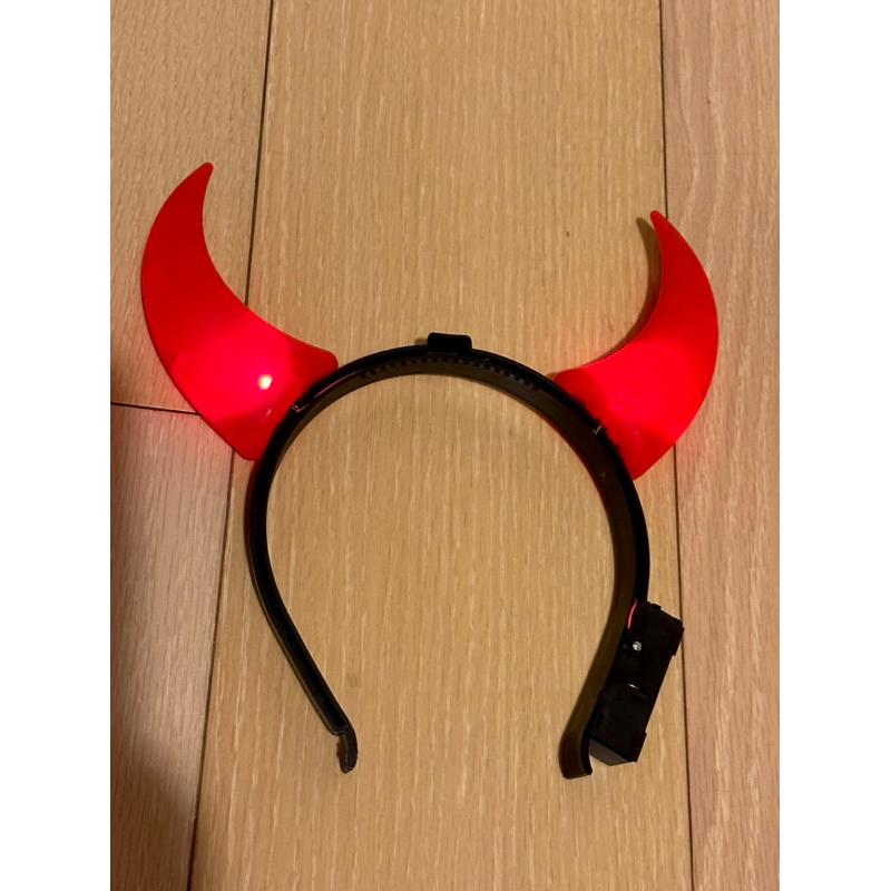 可愛😍小惡魔發亮髮圈～全新✨-細節圖3