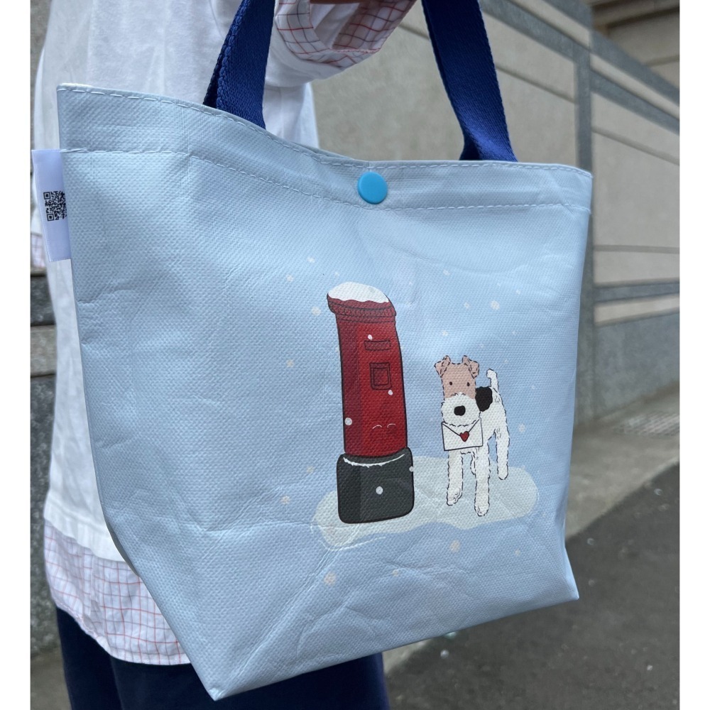Wirefoxterrier 剛毛獵狐梗 多功能提袋～白雪-細節圖2