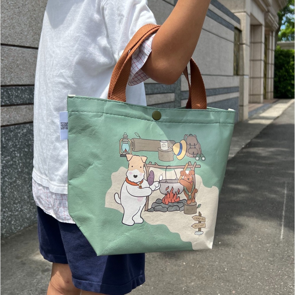 Wirefoxterrier 剛毛獵狐梗 多功能提袋～露營-細節圖3