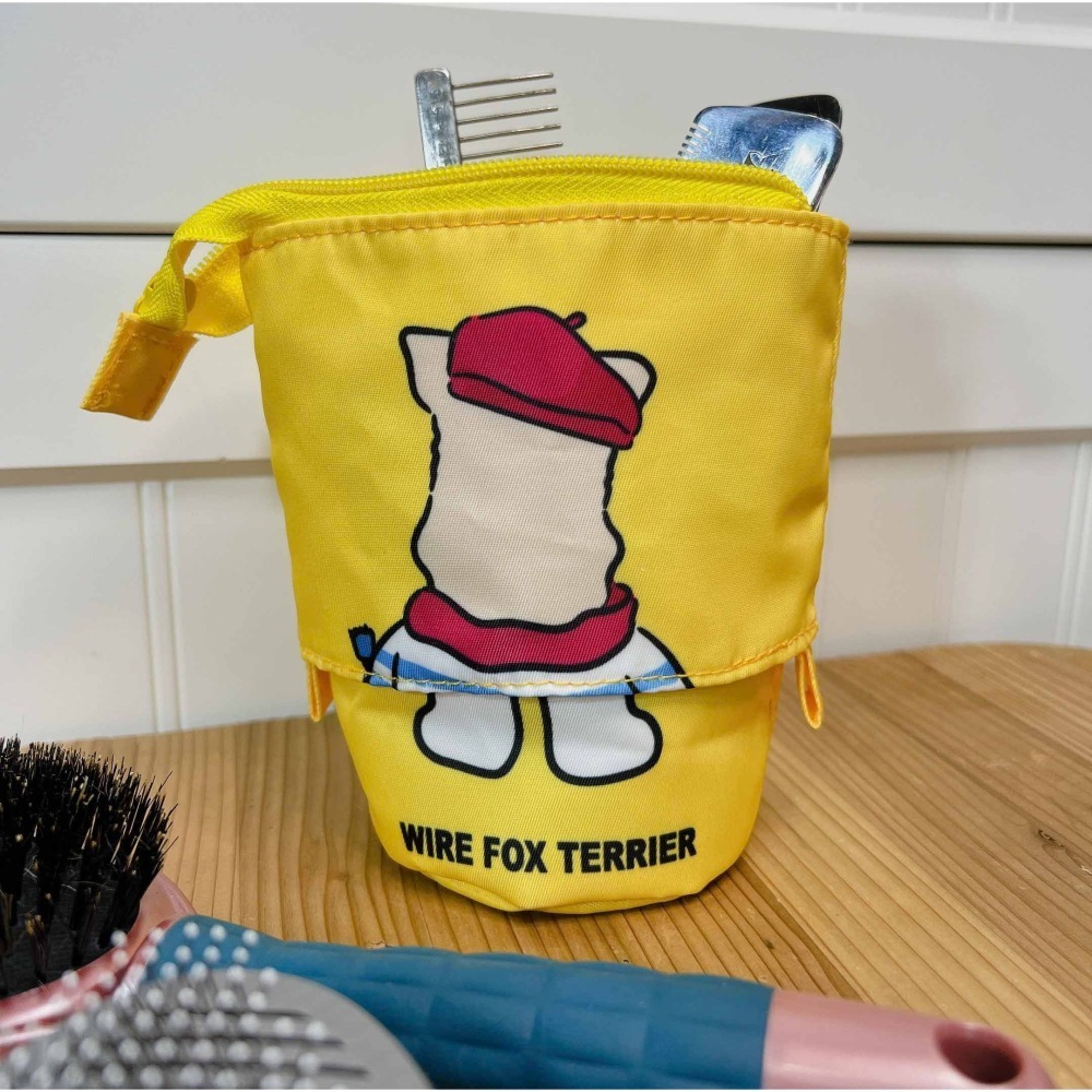 Wirefoxterrier 剛毛獵狐梗 小畫家伸縮筆袋-細節圖4