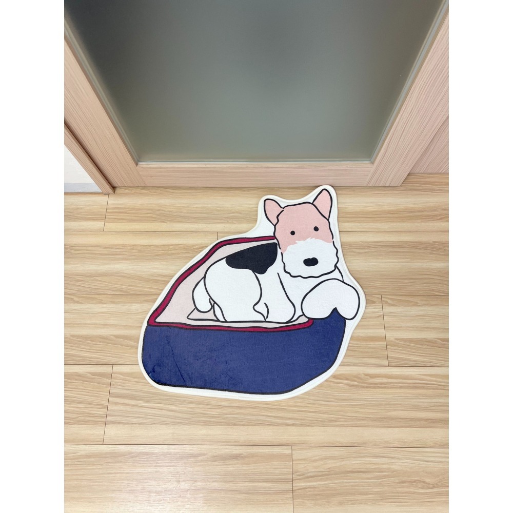 Wirefoxterrier 剛毛獵狐梗 法蘭絨地毯-細節圖3