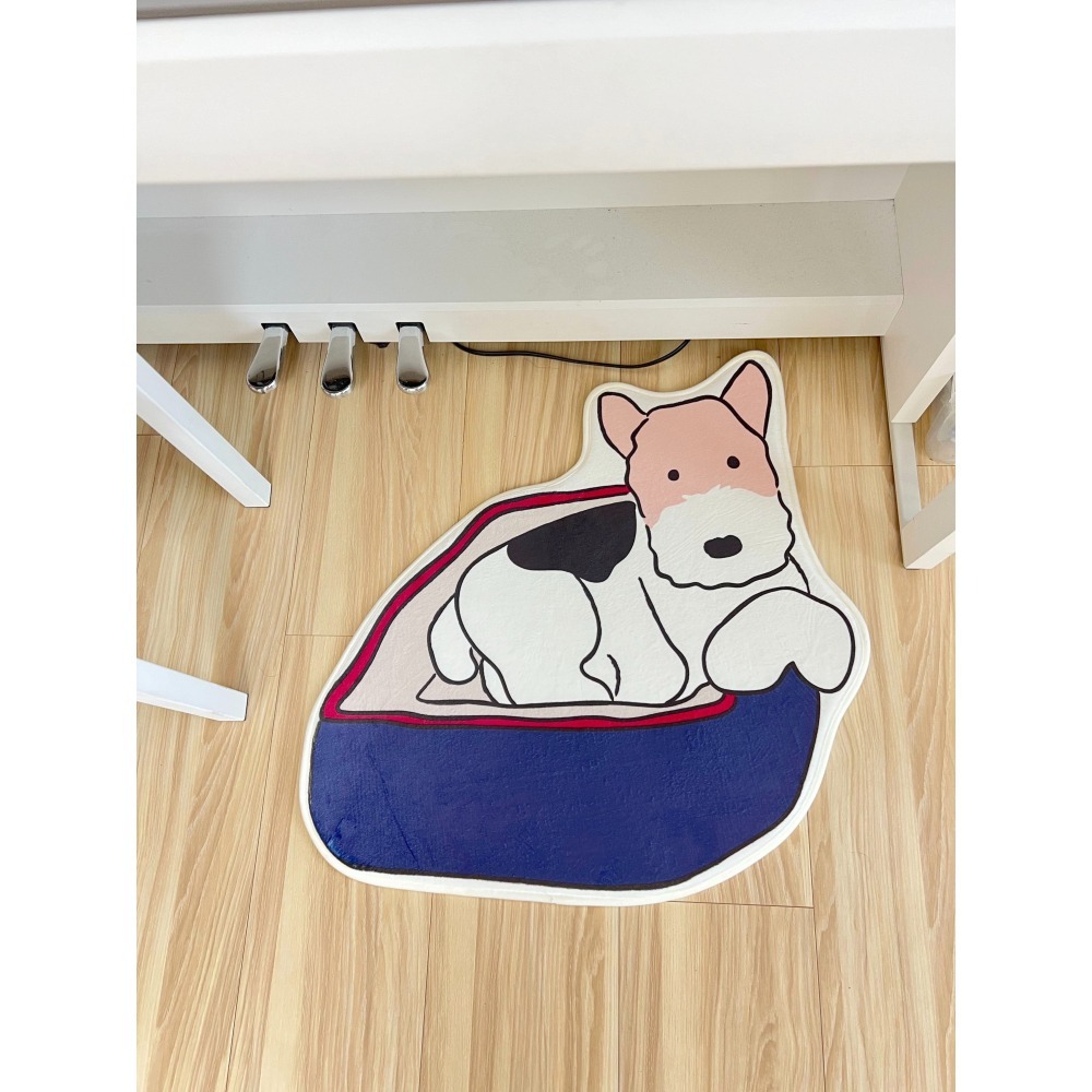 Wirefoxterrier 剛毛獵狐梗 法蘭絨地毯-細節圖4