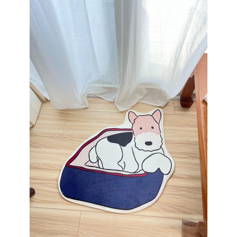 Wirefoxterrier 剛毛獵狐梗 法蘭絨地毯-細節圖5